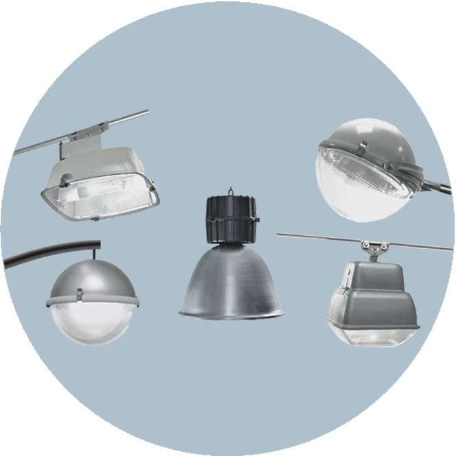 Светильник ламповый "Гелиос" натриевый консольный