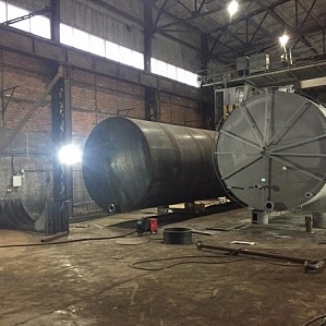 Двустенный горизонтальный резервуар РГСД-75 м3