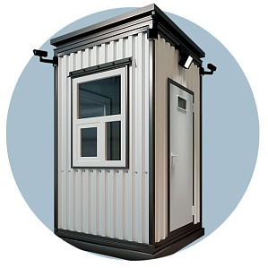 Пост охраны 1500х1500 мм